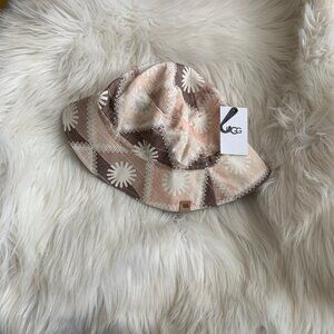 UGG Sun Bucket Hat in Sunstone Multi Sz S/M